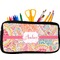Abstract Foliage Neoprene Pencil Case - Small w/ Name or Text