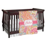 Abstract Foliage Baby Blanket (Single Sided) (Personalized)