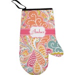 Abstract Foliage Right Oven Mitt (Personalized)