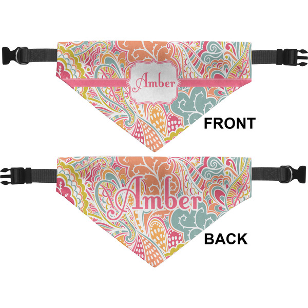 Abstract Foliage Pet Bandana Approval