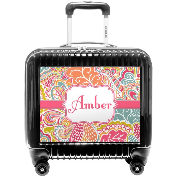 Custom Abstract Foliage Pilot / Flight Suitcase (Personalized)