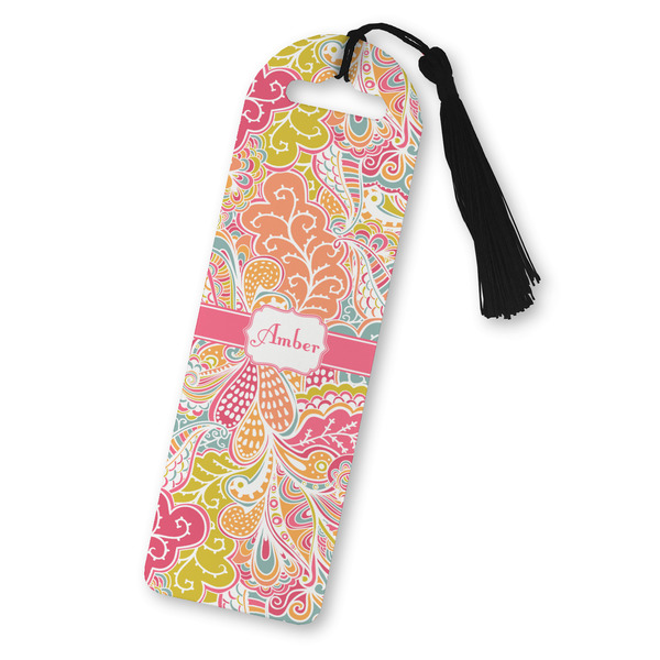 Custom Abstract Foliage Plastic Bookmark (Personalized)