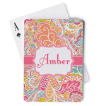 Abstract Foliage Playing Cards (Personalized)