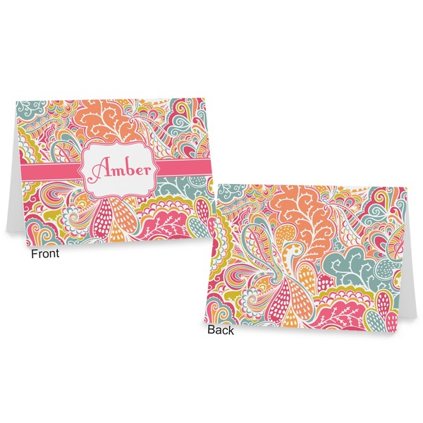 Abstract Foliage Postcard - Front and Back