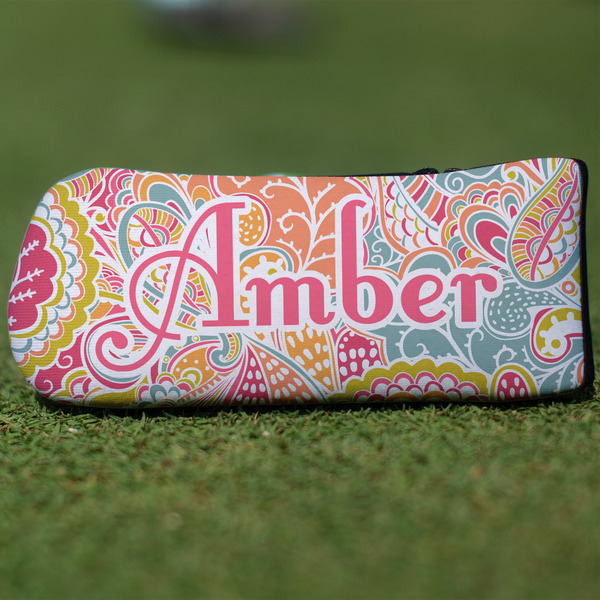 Custom Abstract Foliage Blade Putter Cover (Personalized)