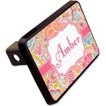 Abstract Foliage Rectangular Trailer Hitch Cover - 2" (Personalized)