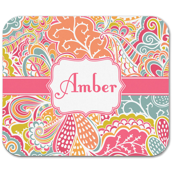 Abstract Foliage Rectangular Mouse Pad - APPROVAL