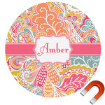 Abstract Foliage Car Magnet (Personalized)