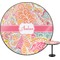 Abstract Foliage Round Table Top