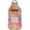 Abstract Foliage Sanitizer Holder Keychain - Large (Front)