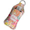 Abstract Foliage Sanitizer Holder Keychain - Large in Case