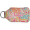 Abstract Foliage Sanitizer Holder Keychain - Small (Back)