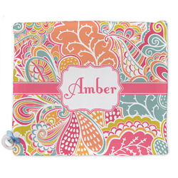 Abstract Foliage Security Blankets - Double Sided (Personalized)