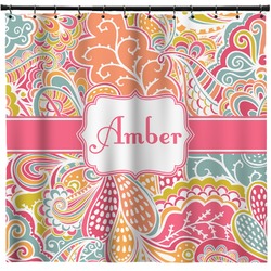 Abstract Foliage Shower Curtain (Personalized)