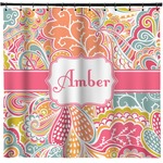 Abstract Foliage Shower Curtain - Custom Size (Personalized)