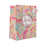 Abstract Foliage Small Gift Bag (Personalized)