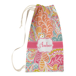 Abstract Foliage Laundry Bags - Small (Personalized)