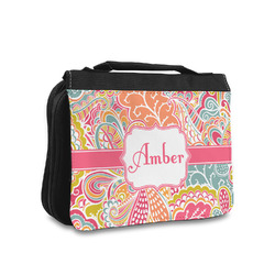 Abstract Foliage Toiletry Bag - Small (Personalized)