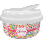 Abstract Foliage Snack Container (Personalized)