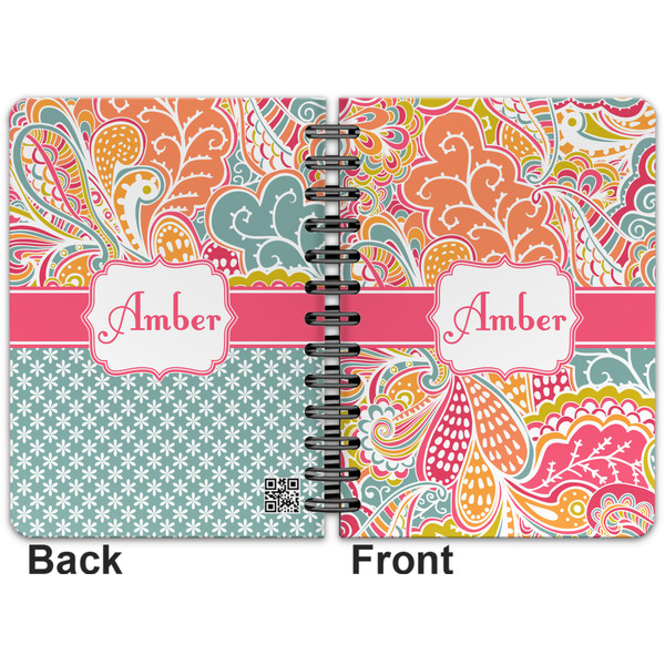 Abstract Foliage Spiral Journal 5 x 7 - Apvl