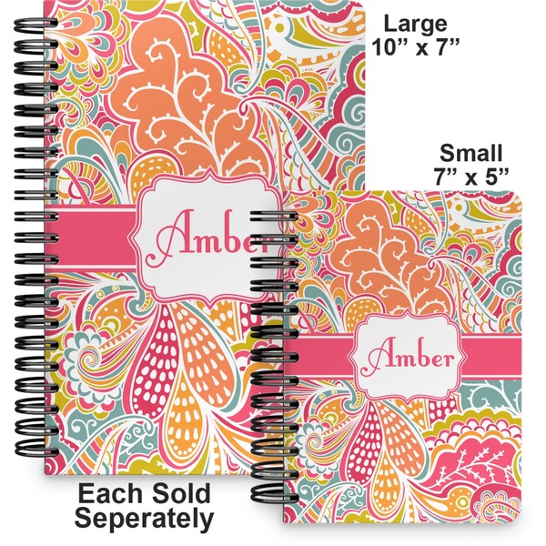 Abstract Foliage Spiral Journal - Comparison