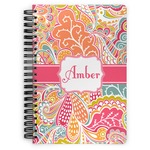 Abstract Foliage Spiral Notebook (Personalized)