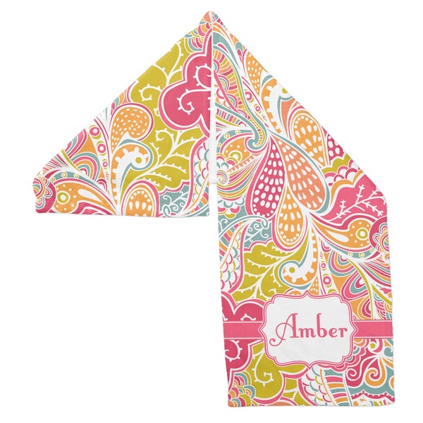 Abstract Foliage Sports Towel Folded - Both Sides Showing