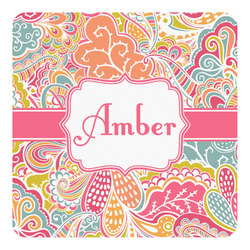 Abstract Foliage Square Decal - Small (Personalized)