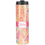 Abstract Foliage Stainless Steel Skinny Tumbler - 20 oz (Personalized)