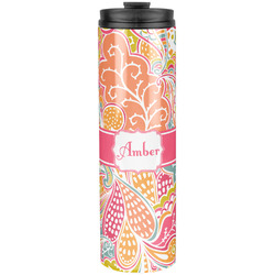 Abstract Foliage Stainless Steel Skinny Tumbler - 20 oz (Personalized)