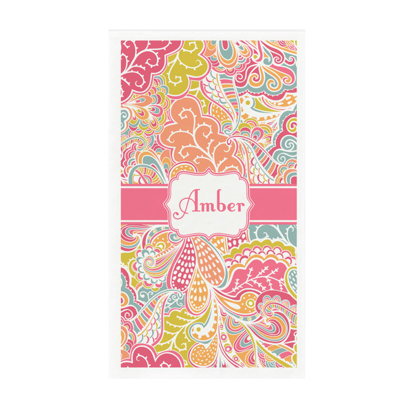 Custom Abstract Foliage Guest Towels - Full Color - Standard (Personalized)