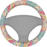 Abstract Foliage Steering Wheel Cover (Personalized)
