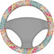 Abstract Foliage Steering Wheel Cover