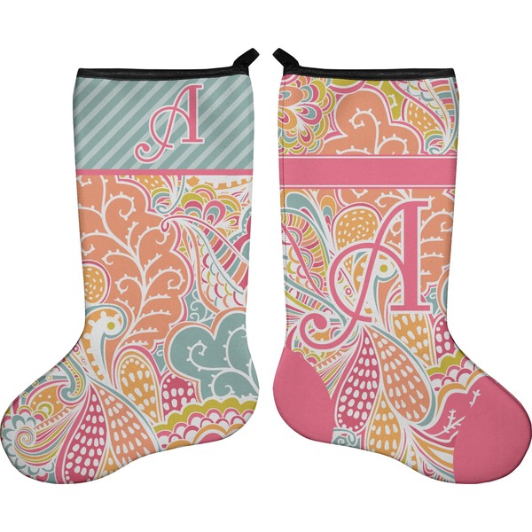 Abstract Foliage Stocking - Double-Sided - Approval