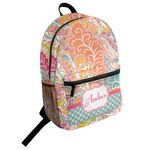Abstract Foliage Student Backpack (Personalized)