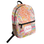 Abstract Foliage Student Backpack (Personalized)