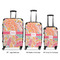 Abstract Foliage Suitcase Set 1 - APPROVAL