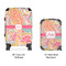 Abstract Foliage Suitcase Set 4 - APPROVAL