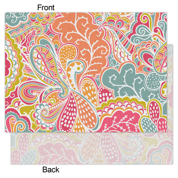 Abstract Foliage Tissue Paper - Heavyweight - Large - Front & Back