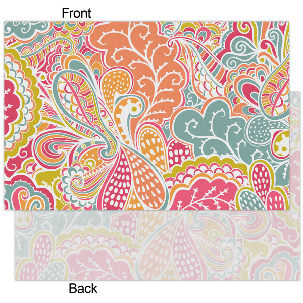 Abstract Foliage Tissue Paper - Heavyweight - XL - Front & Back