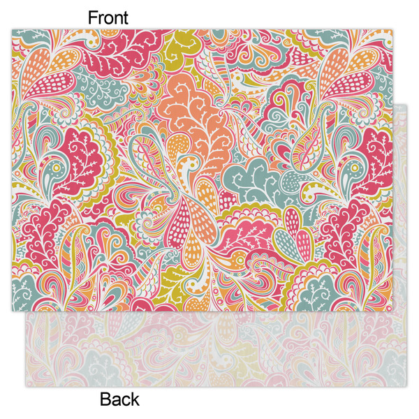 Abstract Foliage Tissue Paper - Lightweight - Large - Front & Back