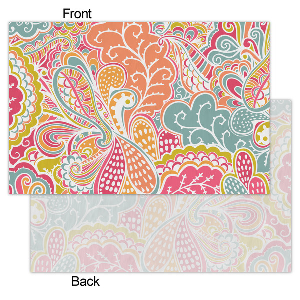 Abstract Foliage Tissue Paper - Lightweight - Small - Front & Back