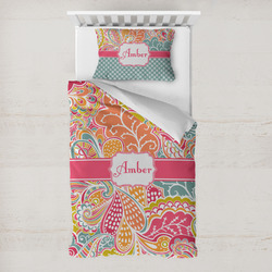 Abstract Foliage Toddler Bedding Set - With Pillowcase (Personalized)