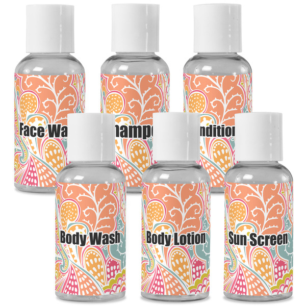 Custom Abstract Foliage Travel Bottles (Personalized)