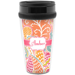 Abstract Foliage Acrylic Travel Mug without Handle (Personalized)