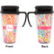 Abstract Foliage Travel Mug with Black Handle - Approval