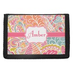 Abstract Foliage Trifold Wallet (Personalized)