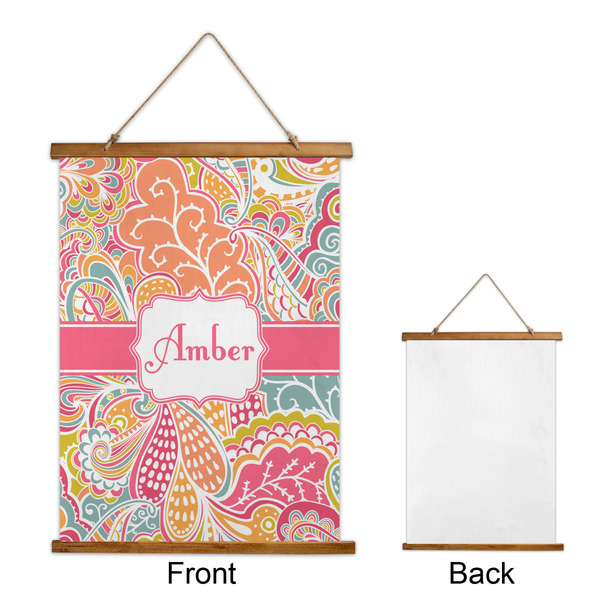 Abstract Foliage Wall Hanging Tapestry - Portrait - APPROVAL