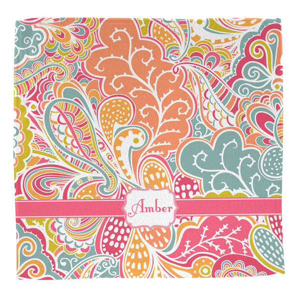 Abstract Foliage Washcloth - Front - No Soap