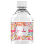 Abstract Foliage Water Bottle Labels - Custom Sized (Personalized)